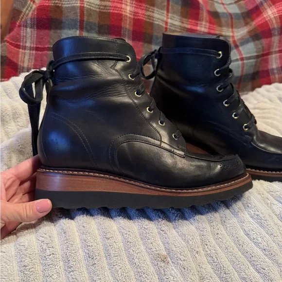 From the Office of Angela Scott Mr. Ryan wedge booties - Picture 8 of 16